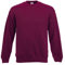 Fruit of the Loom - Set-In Sweatshirt - Burgund - Größe: XXL