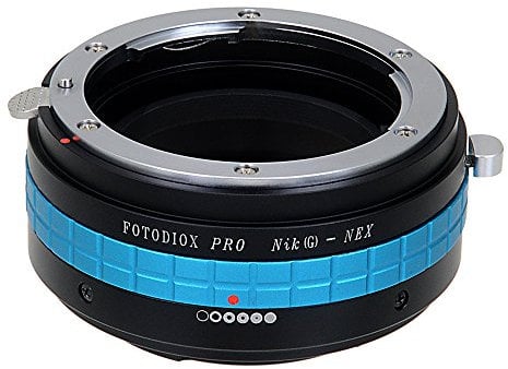 Fotodiox Pro Adattatore per Obiettivo Compatibile con Obiettivi Nikon G su Fotocamere con Attacco Sony E