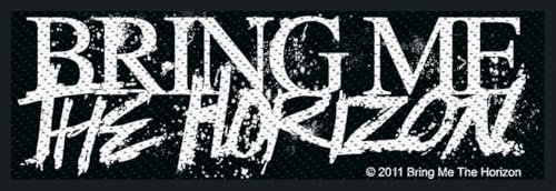 Bring Me The Horizon Horror Logo Unisex Patch Standard 100% Polyester Band-Merch, Bands