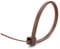 100 x Brown Cable Ties - 100mm x 2.5mm (Zip Tie Bases)