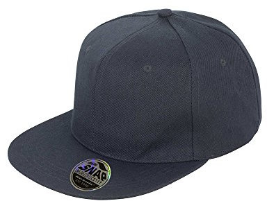 Result Core Core Bronx original flat peak-snapback cap Black