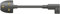 Mercury 114.023UK UK Plug to Right Angle IEC Power Lead | 2.0m, Black