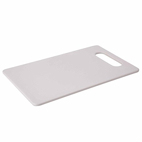 White Cutting Board 25cm x 15cm - Plastic Bar Board for Preparing Cocktail Garnishes
