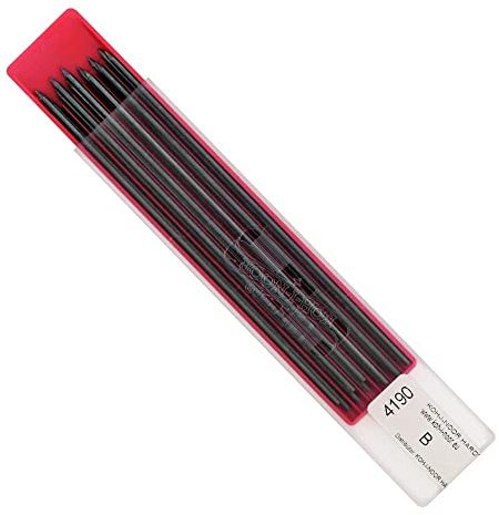 KOH-I-NOOR B Grade Graphite Lead for 2mm Diameter 120mm Mechanical Pencil