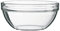 Arcoroc Lot de 6 petits bols à condiments en verre transparent