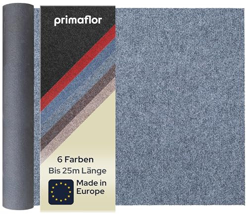 Primaflor Sauberlauf PICOLLO Grau-Blau 2,00m x 1,50m, Rutschfester Schmutzfangläufer Meterware, Robuster Küchenläufer nach Maß, Zuschneidbarer Teppichläufer, Eingangsmatte für Flur und Windfang