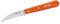 Opinel Couteau à légumes pour adulte en acier inoxydable Sandvik avec manche en bois de hêtre orange