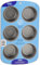 PME Carbon Steel Non-Stick 6 Cup Muffin Pan, Small