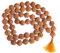Storite Himalaya Rudraksha Mala 108 Perlen Halskette, Seed Bead Natur Himalaya Mala Gebetsperlen Rudraksha-Samen Wickelarmband Bead Größe 9 mm