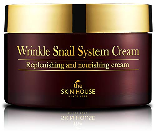 THE SKIN HOUSE Wrinkle-Snail-System Creme (100ml, 3.38 fl.oz.) | Anti-Falten | Anti-Aging | Creme mit Schneckenmucin | Feuchtigkeitscreme | Hautelastizität | Nachtcreme