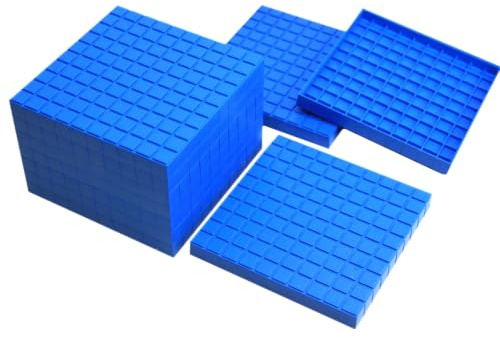 WISSNER® RE-Plastic Dienes Hunderterplatten (10 Stück) - Blau
