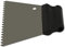 DEWEPRO® Kleberspachtel - Trapezspachtel mit 6mm Trapezzahnung - rostfreie Stahlklinge und handlicher Kunststoffgriff - 180mm Breite
