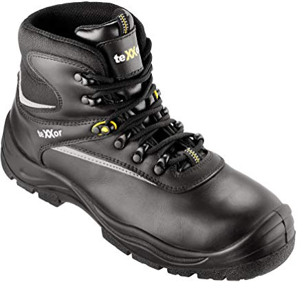 teXXor® S3-Sicherheitsschnürstiefel DIJON, schwarz/schwarz, Gr. 43