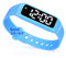 e-vibra 8 Wecker vibrierender Wecker Uhr medizinische Erinnerungsuhr - mit Timer und 8 täglichen Wecker (blau - Trompete)
