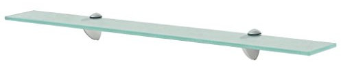 Tidyard Estante Flotante de Cristal Elegante y Práctico para Sala de Estar Dormitorio Baño 70x10 cm 8 mm