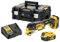 DeWalt Multi-cutter XR 18V 5Ah Li-Ion Brushless - 32 accessoires - 2 batteries - coffret TSTAK, Jaune DCS356P2-QW