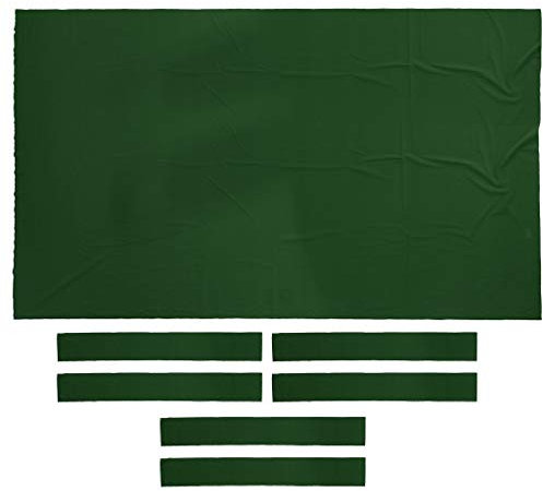 lahomia Billardtischdecke Filz Snooker Tischkissen für Billardtuch 8ft + 7ft Tischdecke - Grün, 7ft