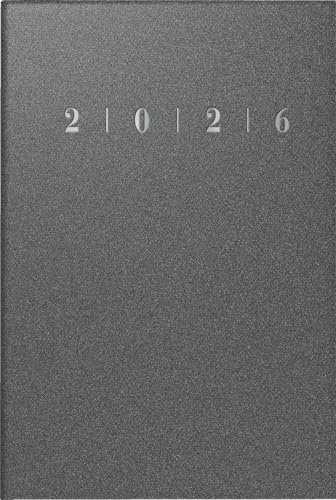 rido/idé Taschenkalender Mod. partner/Industrie I '26 | A7, Kunststoff, anthrazit, Kinderbett