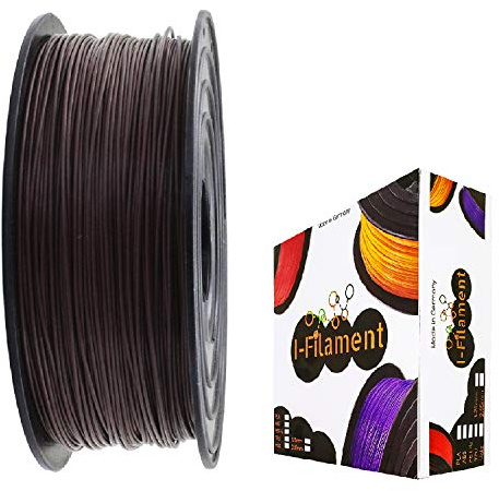 I-Filament 3D-Drucker PLA 1,75mm 1kg Spule Rolle (Dunkel Braun)