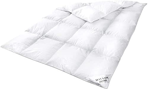 Mayaadi-Home MA80 Decke 200x200 cm 1800 Gramm Daunendecke Bettdecke 15% Daunen 85% Federn
