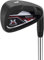MAZEL WM-X1 Individual Golf Iron 1,2,3,4,5,6,7,8,9,Pitching Wedge,Sand Wedge or Irons Set with Steel Shafts for Right Handed Golfers (RH,1 Iron Single,Black, Right Handed)