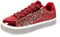 UUBARIS Sneakers da tennis glitterate da donna al neon eleganti e scintillanti scarpe da sposa con strass, Glitter rosso., 40.5 EU