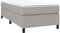 vidaXL Bettgestell, Polsterbett Bett für Schlafzimmer, Bettrahmen mit Lattenrost, Schlafzimmerbett Einzelbett, Hellgrau 90x200cm Stoff