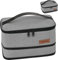 HOMESPON Expandable Lunch Bag for Men Women Kids Insulated Lunch Box Holder with Handle for Picnics Work School (Grey)