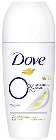 Dove Roll On Advanced Original Deodorant, Antitranspirant, alkoholfreie Formel und Aluminiumsalze, bis zu 48 Stunden, Deodorant für Damen und Herren, 50 ml