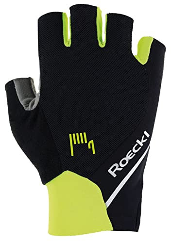 Roeckl Ivory 2 Fahrradhandschuhe Schwarz/Fluo Gelb 7