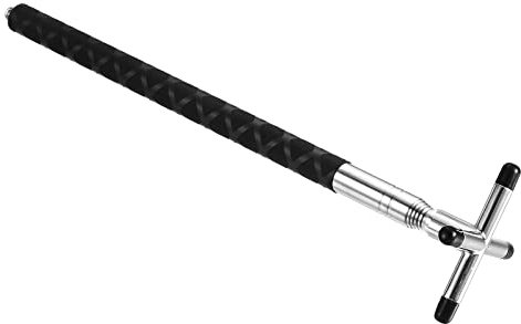 PATIKIL Einziehbar Billard Queue Stock Brücke Silikon Billardqueue Zubehör mit Abnehmbar Kreuz Messing Brücke Kopf für Schwimmbad Tisch Wettbewerb Silber