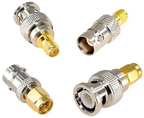 MARKELL SMA zu BNC Kits 2 Set HF Adapter Anschluss Kits für SDR Ham Radio UV-5R UV82 V-5R5 Wege Hand FunkgeräT B