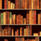 HelloWall Bookshelf Wallpaper Peel and Stick School Library Antique Bookcase 17.5x160 Retro Victorian Books Fake Library Removable Vintage Book Vinyl Door Wall Murals