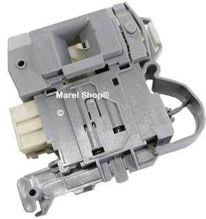 Marel Shop® - Elettroserratura Blocco Porta Interruttore per Lavatrice compatibile con Candy Hoover Zerowatt 43030357 per Modelli : HES1410TWME1S - NSO148WM1S - RO1284DWMST1S - RO14114DWMCE80