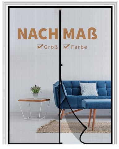 Yotache Fliegengitter Magnet auf Maß Customized Magnet Fliegengitter Tür 150cm-170cm Breit