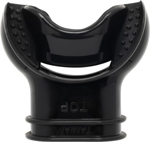 CRESSI Silicone Mouthpiece Comfobite Standard Black - Reines Hypoallergenes Silikon Confobite Orthodontisches Mundstück für Taucherregulator, Schwarz, Einheitsgröße, Unisex