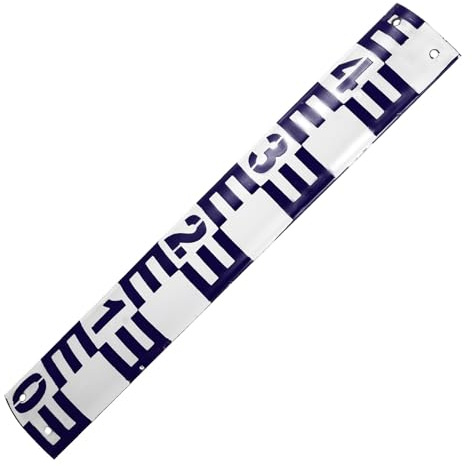 iplusmile Water Depth Ruler – Accurate 0.5 m Enamel Level Gauge for Pools, Reservoirs & Rivers – Rust-Resistant & Easy-Clean Measuring Tool for Outdoor Water Monitoring