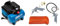ABAC Compresseur d'Air Portable Silencieux EASE-AIR 6, Compresseur d'Air sans Huile & 6 Pièces Kit d'Accessoires Pour Compresseur G-813, Comprenant un Gonfleur de Pneus