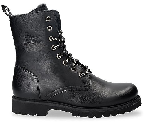 Panama Jack Damen Frisia Combat Boot, Negro B18, 40 EU
