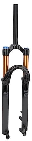 Drfeify Bike Front Fork,Adjustable Ultralight Aluminium Alloy 29 Inch Air Suspension Front Fork for Mountain Bike