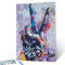 Tucocoo Graffiti-Faust Malen nach Zahlen, Kits mit Pinseln und Acrylpigmenten auf Leinwand, Gemälde für Erwachsene, buntes Schild Love, für Zuhause, Wanddekoration, Geschenke, 40,6 x 50,8 cm (DIY