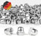 LALAGO M6 Tuercas Bellota, 100 Piezas Tuercas Sombrerete Acero Inoxidable, Tuerca Sombrerete DIN 1587, A2 V2A Tuercas Sombrerete Hexagonales para Tornillos Pernos Roscados & Varillas Roscadas