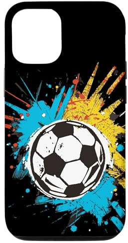 Fußball Kunstwerk Bunten Farbexplosion Hülle für iPhone 12/12 Pro