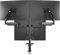 Triple Monitor Mount, Monitor Stand for 3 Monitors, Adjustable Gas Spring Monitor Arm Desk Mount with Tilt Swivel Rotation for Three 17-27 inch Screens up to 6kg Each, 2 Install Options (MD8003)