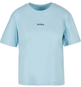 Miss Tee Damen Girl Gang Tee Oceanblue, XL