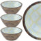 Marrakech Set of 3 Jewellery Bowls Made of Wood and Enamel 15 cm Colourful Handmade Key Bowl Wooden Bowl Kesse -3 as Living Room Aesthetic Decoration Snack Bowl as a Women Gift
