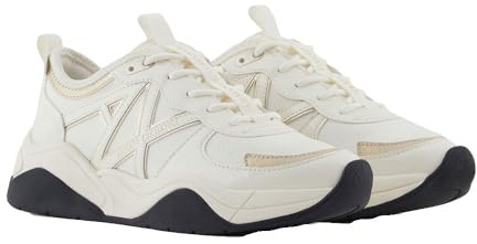 Armani Exchange Scarpe da Ginnastica Bianche con Lacci