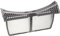 Filtro fluff compatibile con/ricambio per asciugatrice Beko 2975680200 (descrizione)