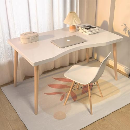 XUEGW Computertisch Moderne Büroschreibtische, 80cm Schreibtisch Niedlicher, Schlichter Schminktisch für Schlafzimmer, Wohnzimmer
