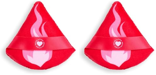 I Heart Revolution, Sweet Chilli Puderquaste, Wiederverwendbarer Puderapplikator, 1 Stück (Packung mit 2)